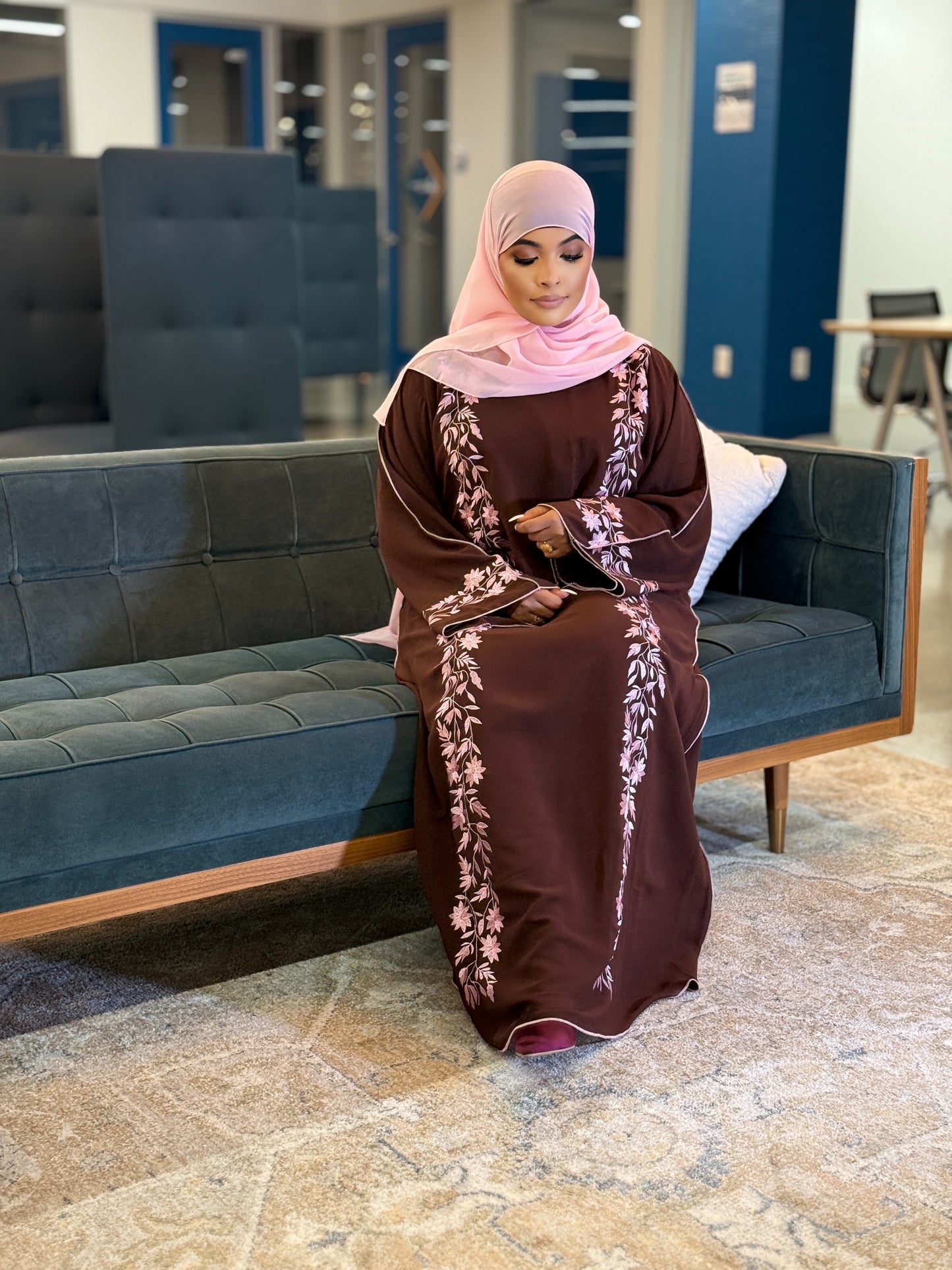 Moon Collection – 2 Piece Closed Abaya Set