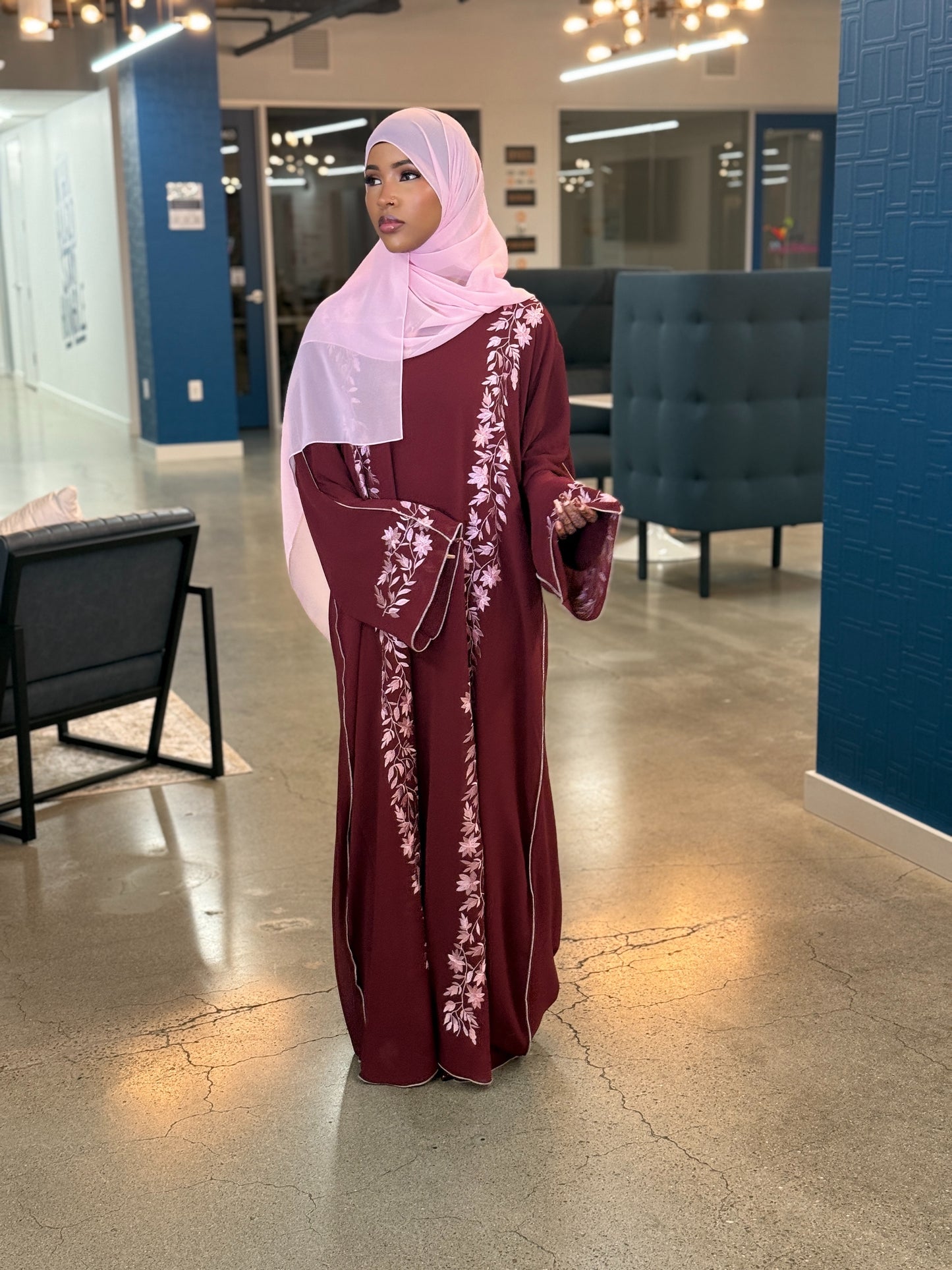 Moon Collection – 2 Piece Closed Abaya Set