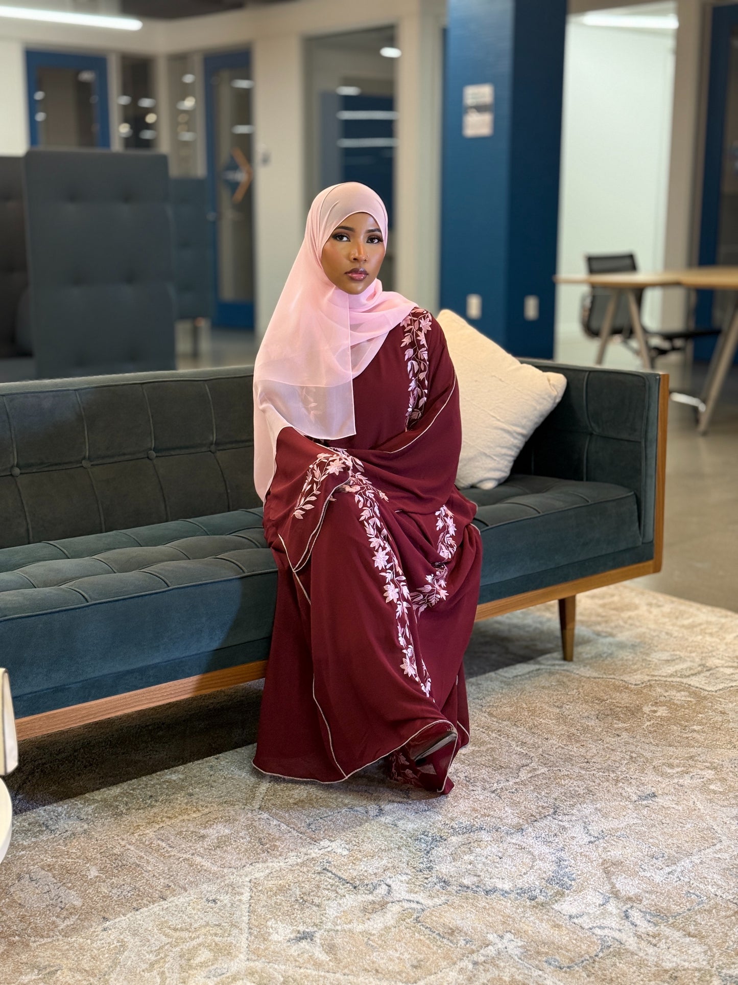 Moon Collection – 2 Piece Closed Abaya Set