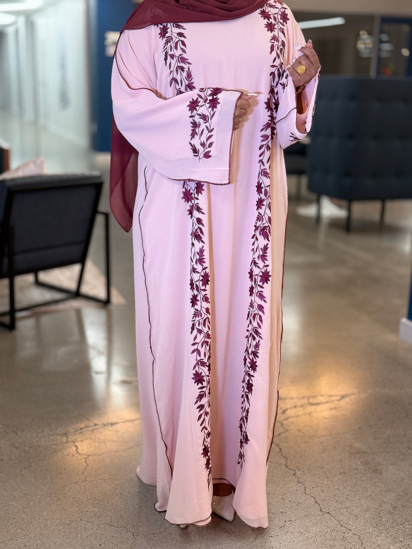 Moon Collection – 2 Piece Closed Abaya Set