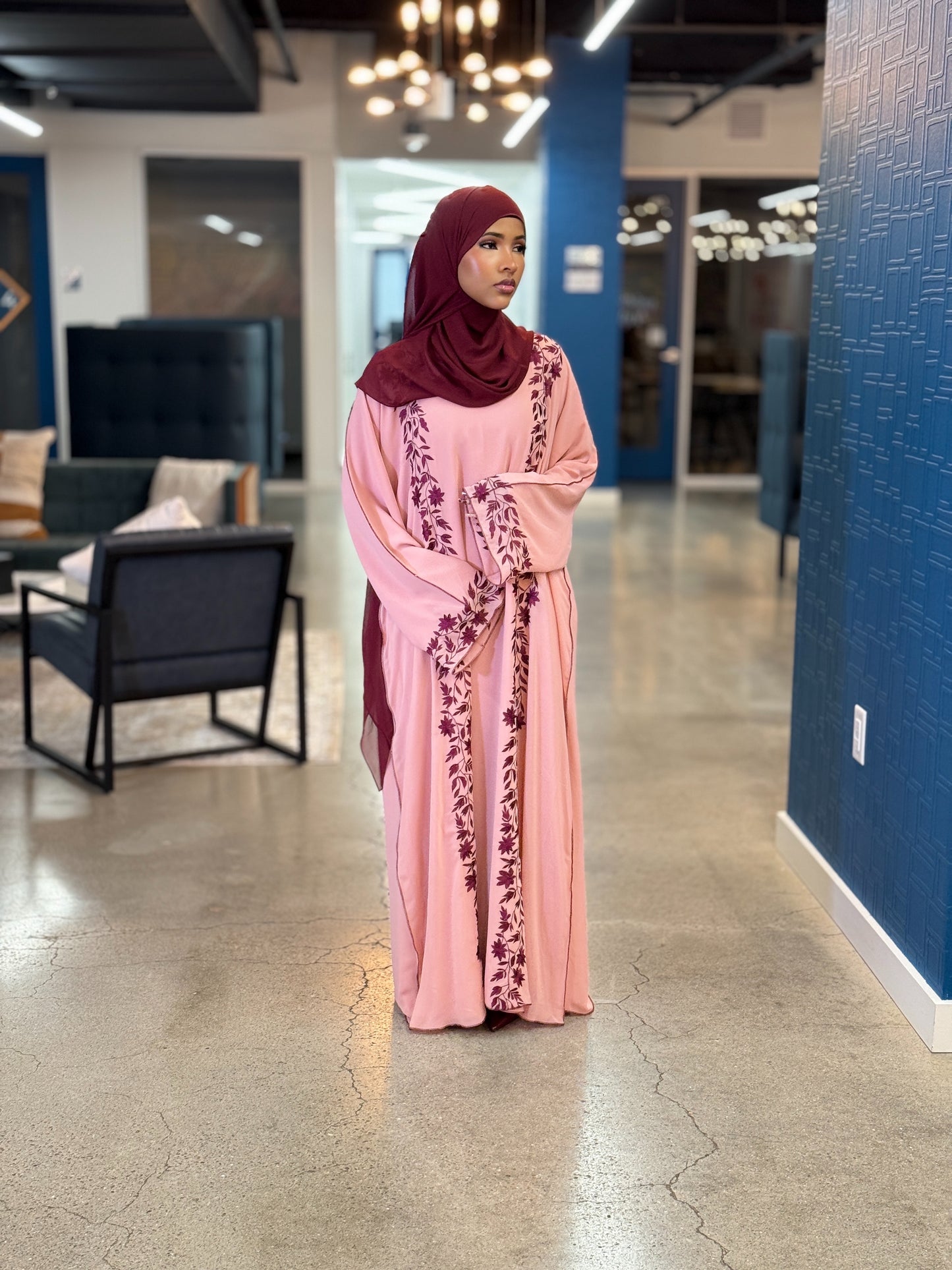 Moon Collection – 2 Piece Closed Abaya Set