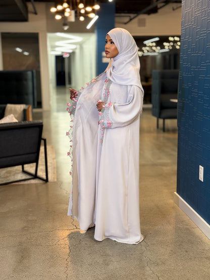Desert Bloom – 3 Piece Abaya Set