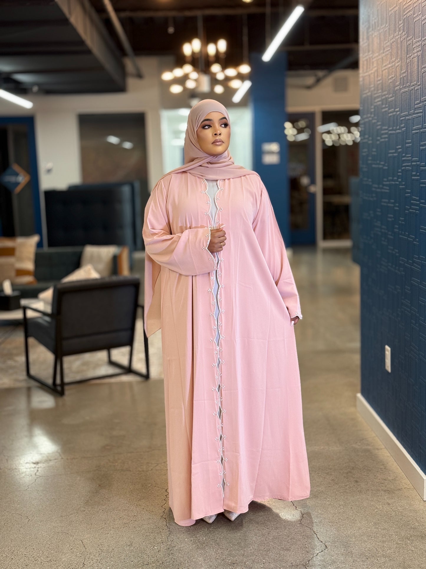 Soft Queen – 2 Piece Abaya Set